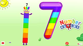 Numberblocks World App  Meet Numberblocks Seven  Number Tracing  Fun Educational Game [upl. by Sugihara]