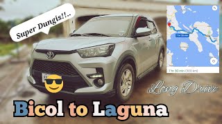 Toyota Raize Long Drive Bicol to Laguna  Fuel Consumption [upl. by Kere]