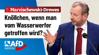 Knöllchen wenn man vom Wasserwerfer getroffen wird – Stefan MarzischewskiDrewes AfD [upl. by Eneleoj]