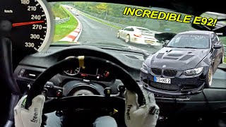 FASTEST BMW M3 E92 on the NURBURGRING [upl. by Ambrosine879]