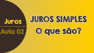 02  Juros Simples  Conceitos Fórmula e Fluxo de Cálculo [upl. by Darton198]