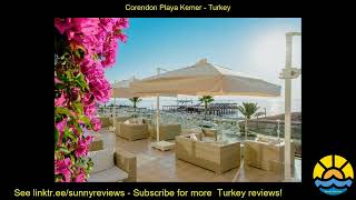 corendon playa kemer [upl. by Brandie]