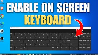 How to Enable On Screen Keyboard in Windows 10 2024 [upl. by Krasnoff]