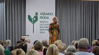 Nijolė Narmontaitė Višakio Rūda  Mažoji Lietuvos Kultūros Sostinė 2024 [upl. by Oiceladni925]