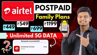 Airtel Postpaid New Plans  Family Plans  Hidden Charges Explained [upl. by Pease]