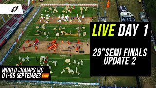 Jitsie  UCI World Championships Vic 2021  26” SemiFinals Update 2 [upl. by Shaum]