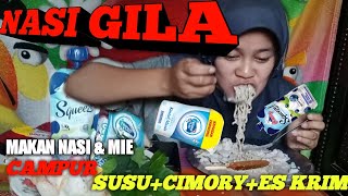 MAKAN NASI amp MIE CAMPUR SUSU  CIMORY  ES KRIM [upl. by Deeann]