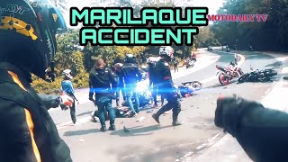 MARILAQUE FATAL BRUTAL ACCIDENT MOTORCYCLE ON PUBLIC ROAD  GRABI UN [upl. by Lehpar]