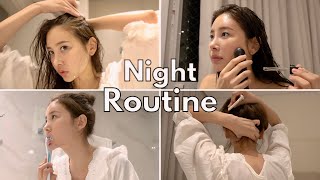 Night Skincare Routine that Improves Skin and Hair korean night skincare [upl. by Yewed]