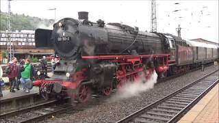 Damfplok 01 150 mit RHEINGOLDSonderzug nach Trier Hbf [upl. by Imoen]