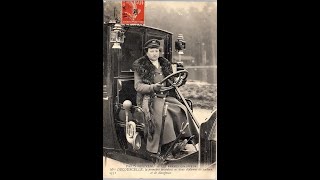 14 Photos of Madame Decourcelle Pariss First Female Taxi Driver 1908 [upl. by Etyak268]