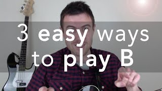 B Guitar Chord  3 Easy Ways To Play This Tough Chord [upl. by Atsev]