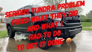 SERIOUS TUNDRA PROBLEM FIXED What they did and what I had to do to get it done 🤬 [upl. by Narag]