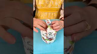 Wrap toilet paper is pretty napkins pretty floraldesign bathroom cute viralvideo momlifehacks [upl. by Marisa163]