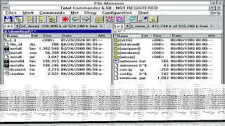 Total Commander 658 Windows 2008 Christian Ghisler AmigaOne X5000 DOSBox JIT [upl. by Ardnuassak340]