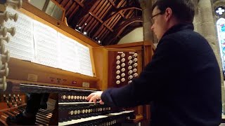 33 Sam B Hanson  Earlier Organ Pieces at Wimborne Minster [upl. by Bokaj]