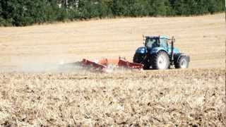 dechaumage 2012 avec un new holland t7040 [upl. by Etnahc]