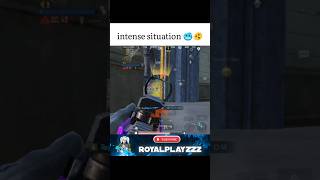 Intense situation 🥶🫨💀bgmi shorts royalplayz [upl. by Ahtibat]