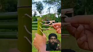 satisfying bamboo slingshots artandcraft shortvideo [upl. by Cassady340]