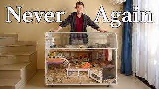 Emptying amp Moving My Huge Hamster Cage [upl. by Donavon]