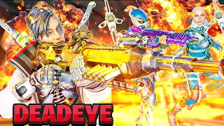 Kraber ONLY Gameplay  Deadeye  Apex Legends [upl. by Postman]