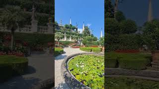 Giardino di palazzo Borromeo travel italy 🇮🇹🤩 shortsvideo viralvideo [upl. by Pricilla]