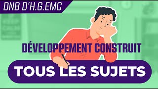 Brevet ➜ Tous les sujets probables pour le développement construit dHG [upl. by Ajdan]