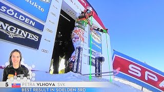 Petra Vlhova  Giant Slalom  Sölden  RUN 1  2023 [upl. by Collete]