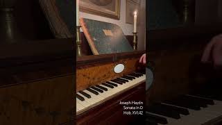 Playing some Haydn at home on a 1788 piano music piano classicalmusic haydn [upl. by Aoniak]