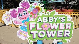 Abbys Flower Tower FULL POV Ride Experience at Sesame Street in SeaWorld Orlando [upl. by Iddo]