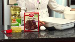 How to Make Chewy Brownies From Cake Mix  Sugar amp Spice [upl. by Ajram571]