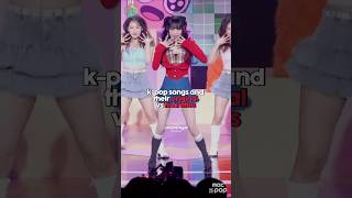 kpop songs and their originaldemo titles  kpop shorts yena aespa nct ive exo itzy unis [upl. by Anavoig]