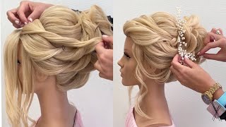 Updo hairstyle for wedding Hairstyle tutorial [upl. by Aliehc53]