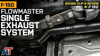 20152020 F150 Flowmaster Outlaw Extreme Single Exhaust System Review amp Install [upl. by Shelba]