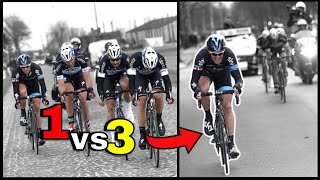 How Ian Stannard EMBARRASSED 3 QUICKSTEP Riders  Omloop Het Nieuwsblad 2015  Analysis [upl. by Ahsoym]