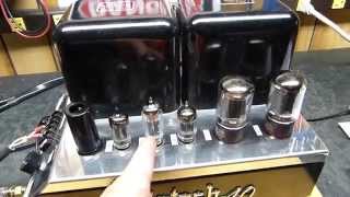 Comparing 12AX7 vs 12AT7 As The Driver In The McIntosh MC40 [upl. by Ahsema]