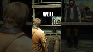 FIRST TIME HEARING JOKE 300 HOURS IN arthurmorgan funny rdr2 shorts [upl. by Sherard458]