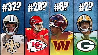 Ranking EVERY QUARTERBACK in the 2024 NFL Season [upl. by Woo119]