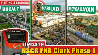 NSCR Bocaue Marilao Meycauayan  PNR Clark Phase 1 UPDATE [upl. by Wini939]