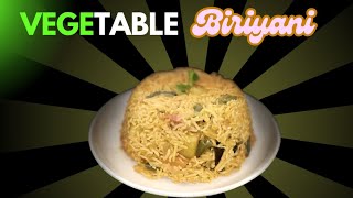 Vegetable biryani How to Make Veg Biryani Cooker Biryani [upl. by Honebein]