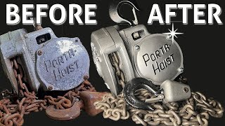 Chain Hoist Restoration And How It Works  Coffing Hoist [upl. by Cati]