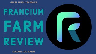 FRANCIUM YIELD FARM  GREAT NEUTRAL STRATEGIES FARMING [upl. by Vlada]