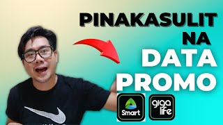 Latest at Pinakasulit na Data Promo ng Smart at TNT  2023 [upl. by Ewens631]