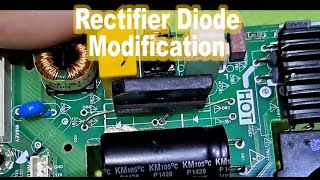 LED TV Diode rectifier replacement [upl. by Jezrdna]