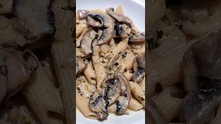 German Creamy Mushroom Sauce  ChampignonRahmsoße germanrecipe pasta mushroom mushroomsauce [upl. by Ahsiekim]