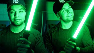 QuiGon Jinn Realistic Lightsaber Unboxing and Power Up [upl. by Kuehnel366]