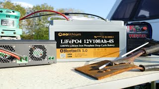 Test AOLITHIUM Battery LiFeP04 12V 100Ah With Bluetooth 7000 cycles [upl. by Given]