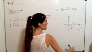 MATEMATICA CBC  Teoría Distancia entre 2 puntos  Práctica 1 [upl. by Hsivat]