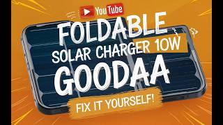 The Future of Portable Power Foldable 10W Solar Charger Review [upl. by Narod]