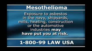 Mesothelioma commercial but with the Goldwater Law Firm Music Added in It [upl. by Nhojleahcim502]